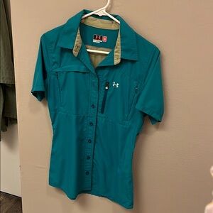 Under Armour Teal Short Sleeve Shirt
